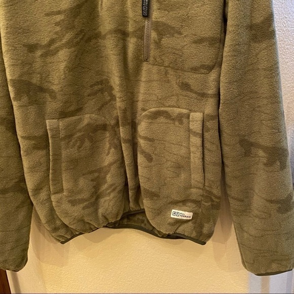 NWT~BRIXTON Olive All Terrain Higgins Pullover Sweater Size Small - Picture 6 of 13